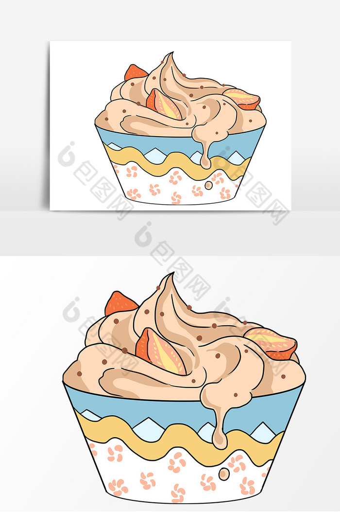 儿童节冰淇淋食物形象图片图片