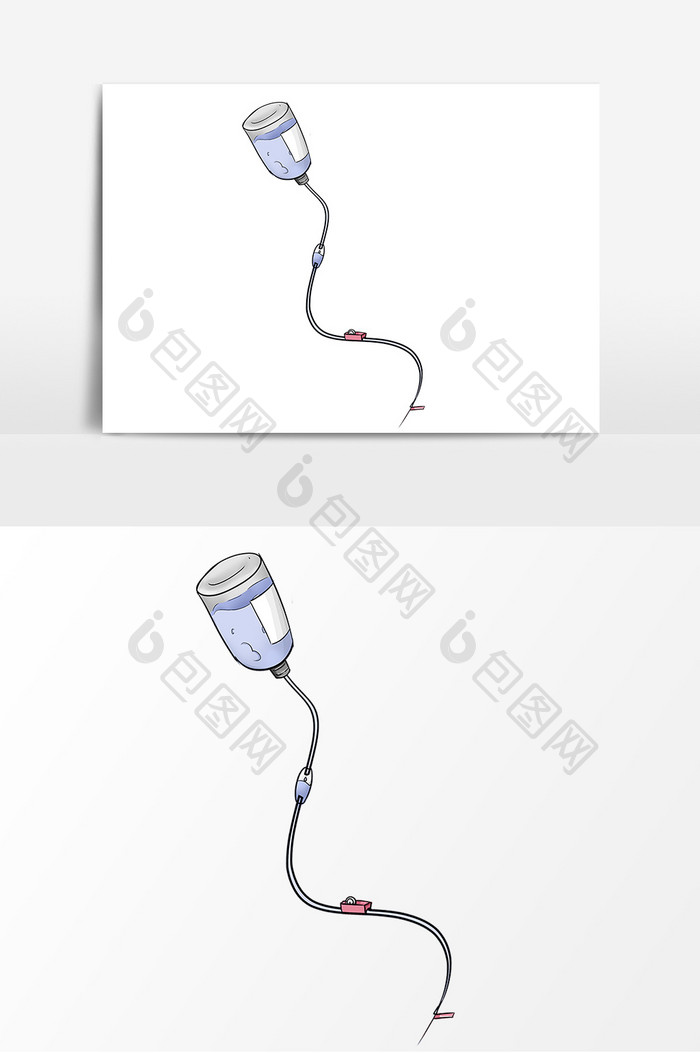 护士节注射器形象元素