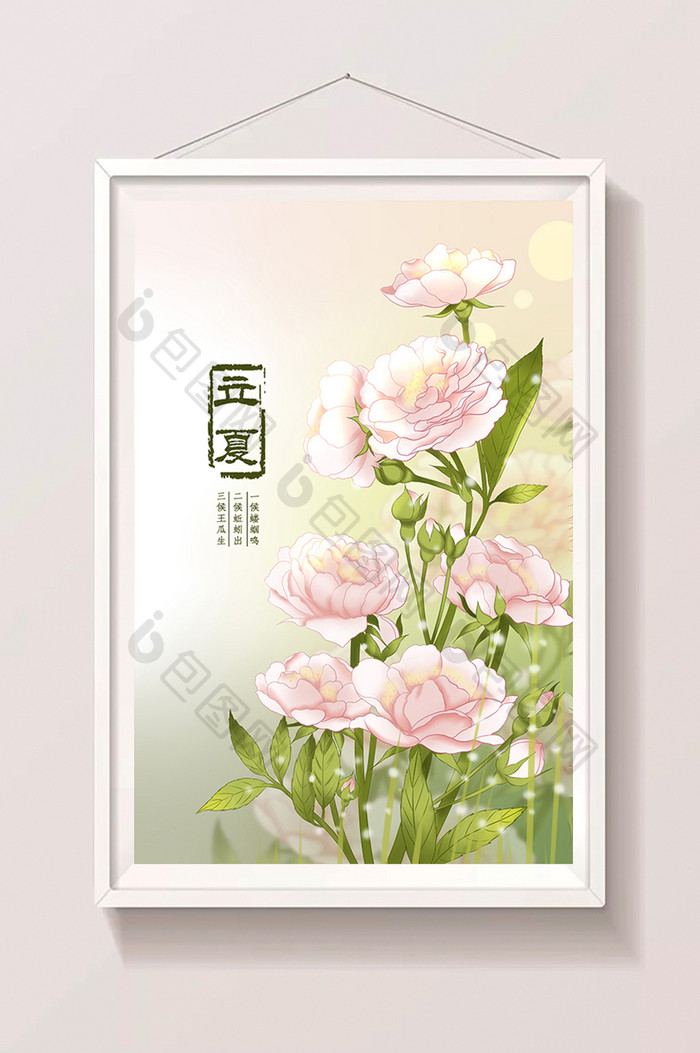 二十四节气立夏夏之蔷薇 图片下载 包图网
