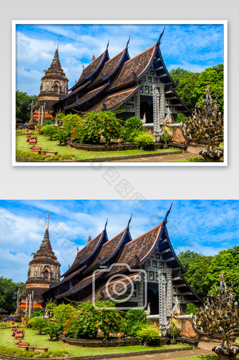 泰国特色城市建筑当地风情摄影图图片