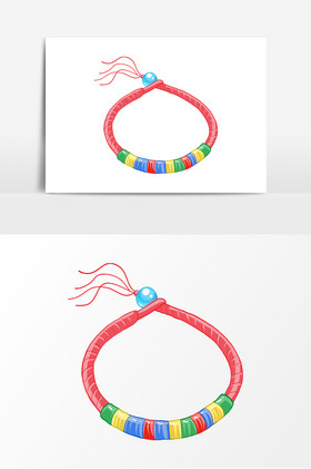 端午节五彩绳装饰图片