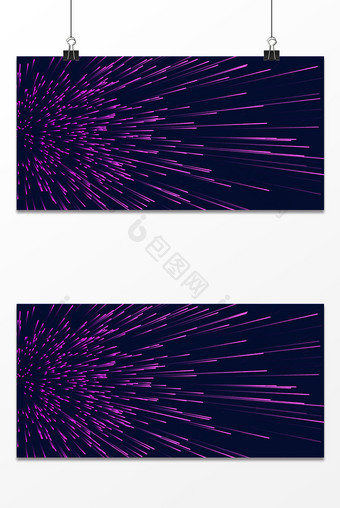 紫色科技光线电商618背景图片