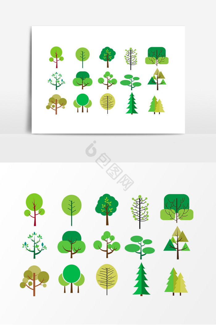 多种树木图片