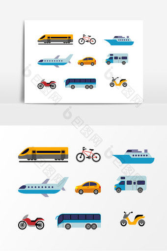 交通运输工具设计素材图片