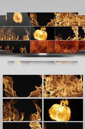 21组火焰特效视频素材图片
