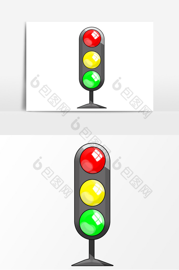 红绿灯指示牌形象图片图片