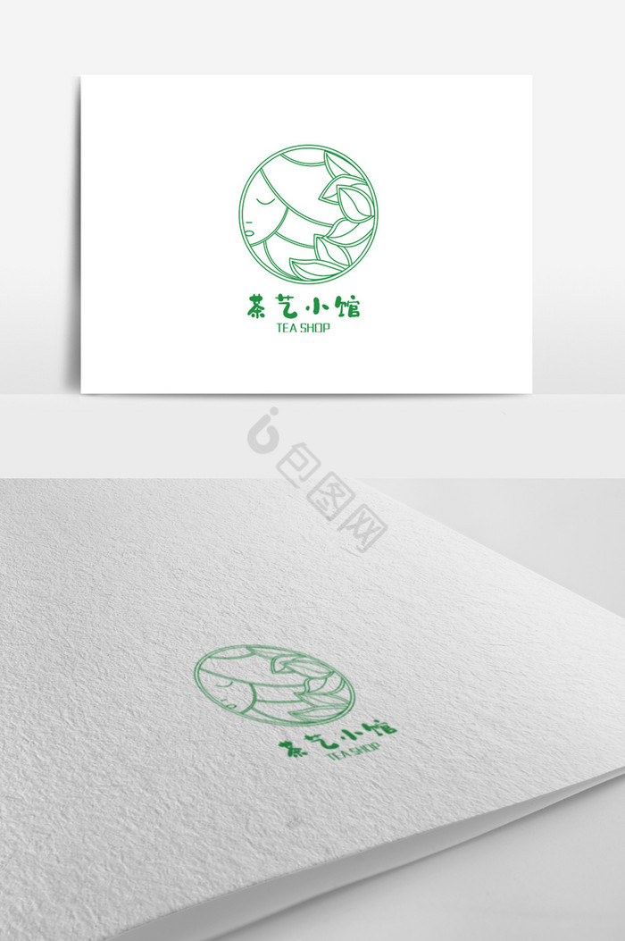 大方茶艺馆logo图片