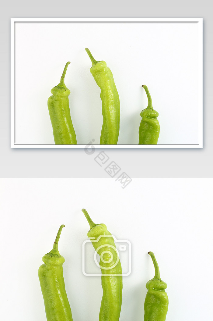 新鲜蔬菜美食青辣椒摄影图片