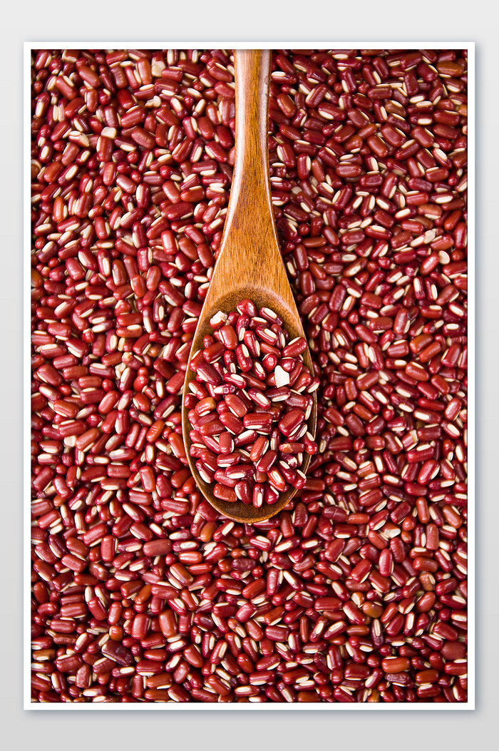 红色豆类红小豆杂粮摄影图片图片