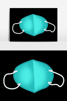 手绘卡通医用元素口罩