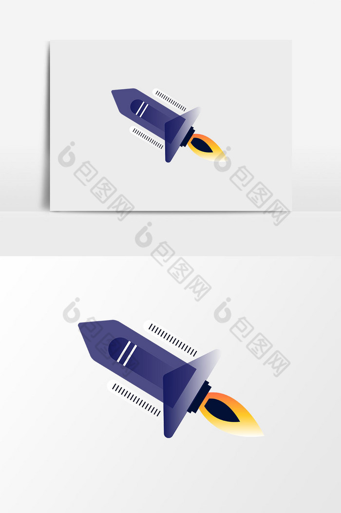 科技感火箭插画图片图片