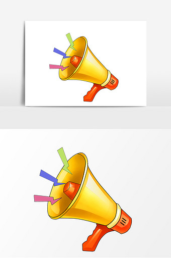 喇叭卡通图片
