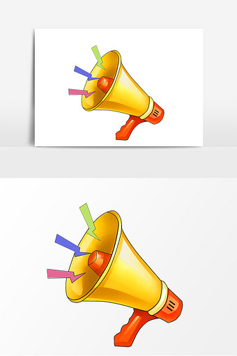 喇叭卡通圖片