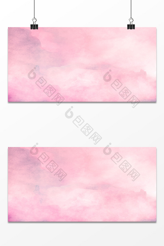 粉色水墨抽象渲染简约海报背景