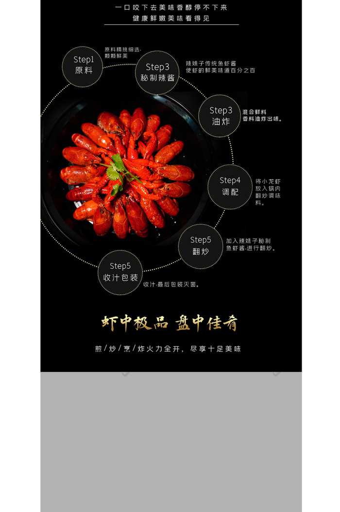 麻辣小龙虾详情页设计