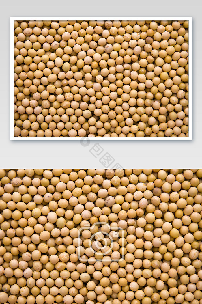 平铺画面的黄豆杂粮五谷图片