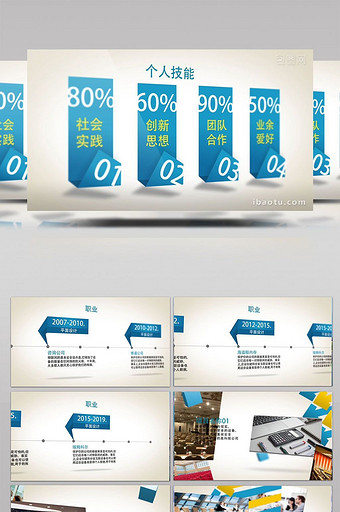 网站应用服务推广演示产品宣传动画AE模板图片