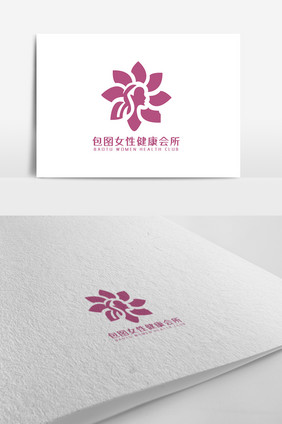 女性健康会所logo设计