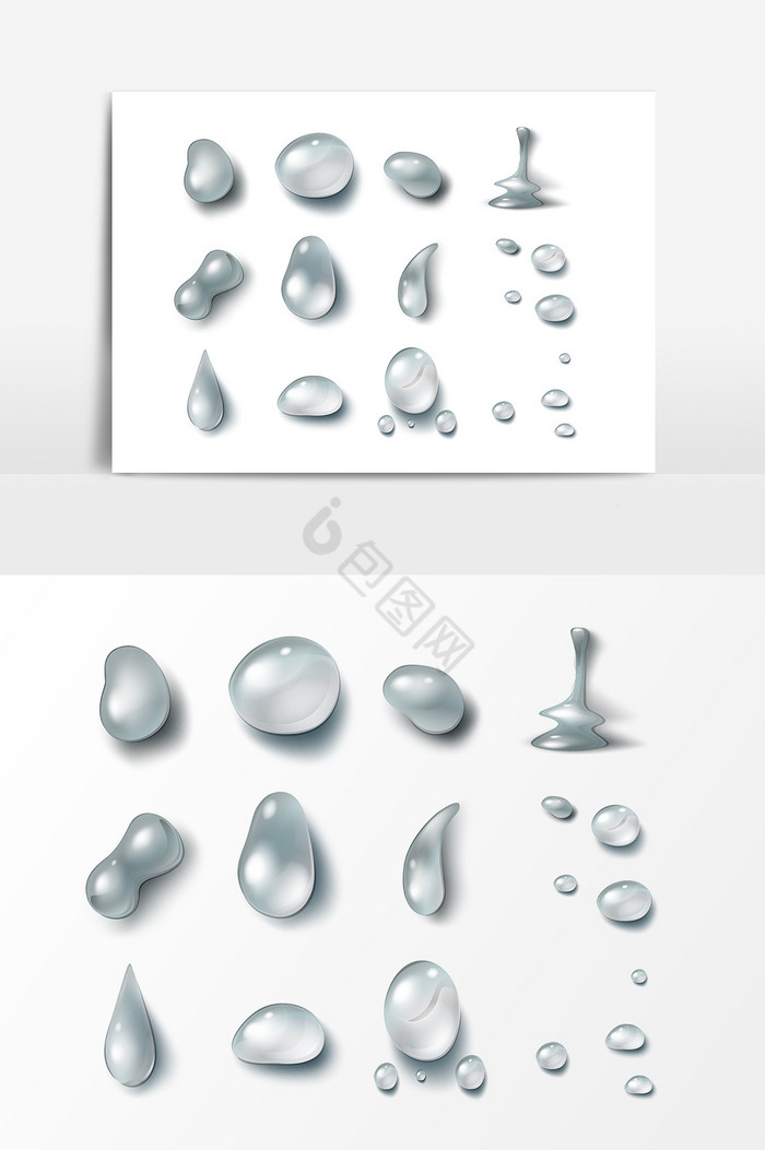透明水珠水滴图片