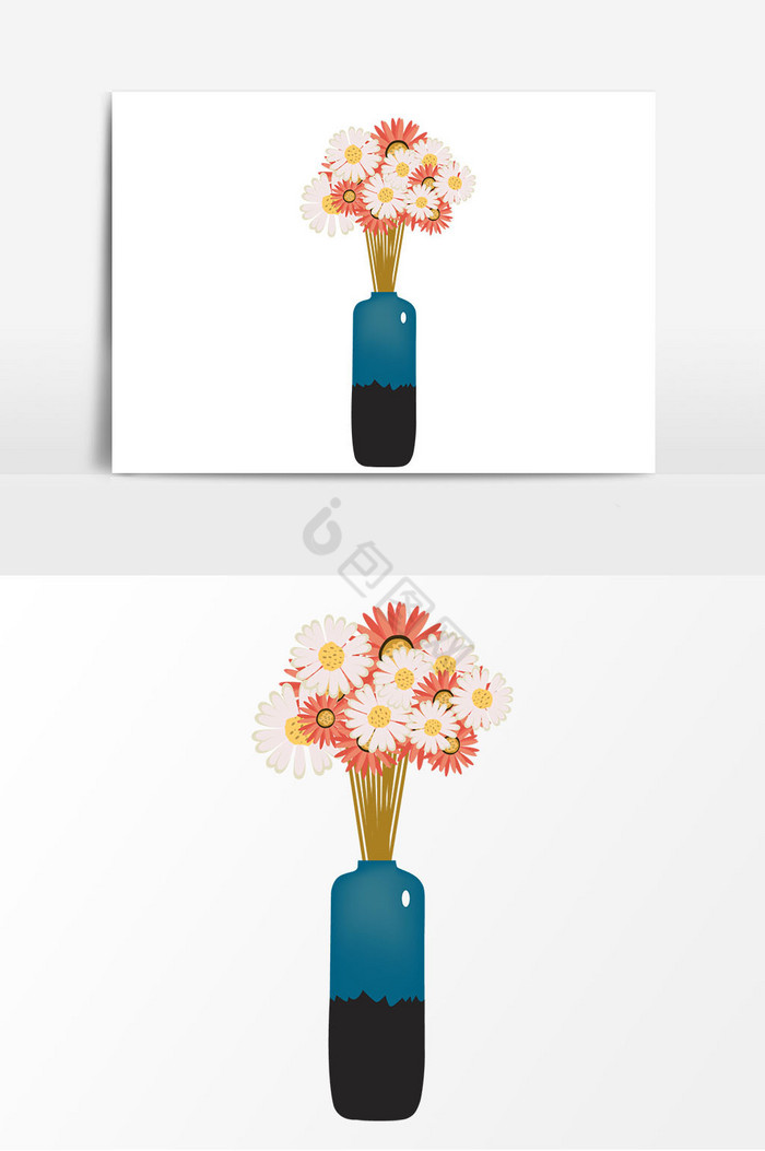 花瓶插花图片