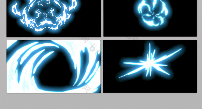 24款mg手绘打斗动画带通道特效元素素材