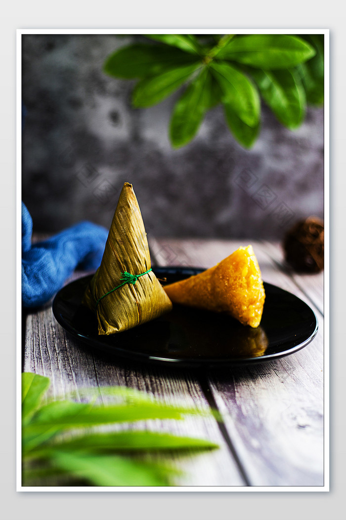 端午节美食粽子摄影图片