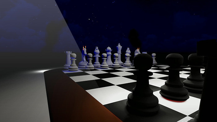 炫酷大气三维国际象棋展示企业宣传背景视频
