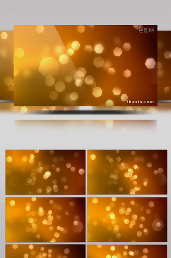 金色炫酷大气粒子斑点闪烁晚会背景led图片