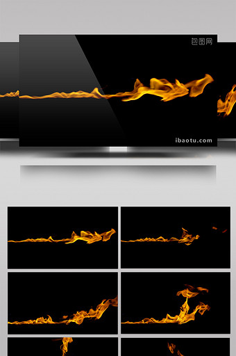 5组高清火焰燃烧影视特效视频素材图片