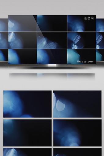 15组4K朦胧光斑装饰叠加视频素材图片