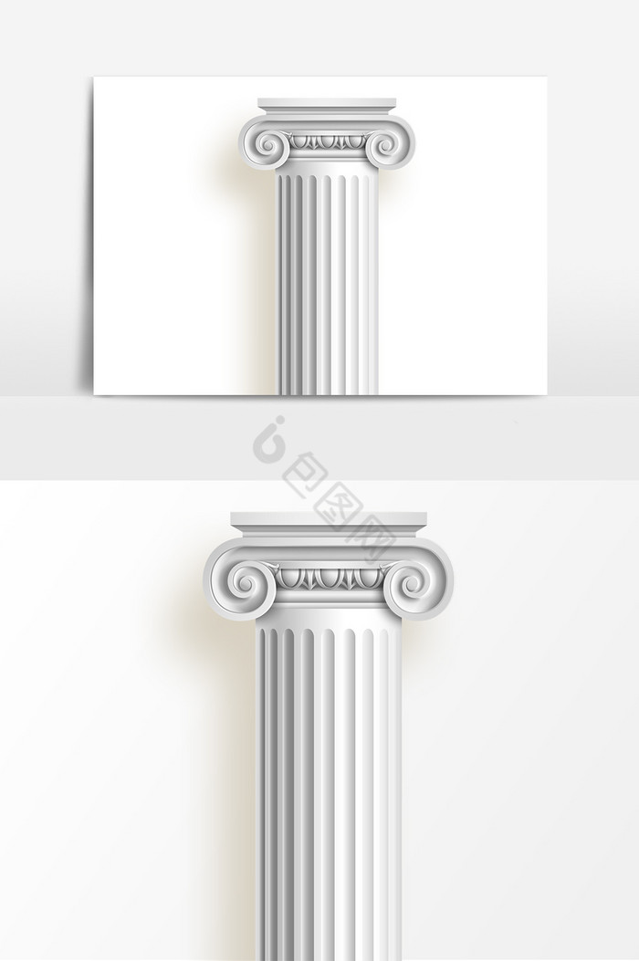 质感柱子装饰图片