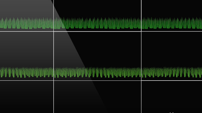 3组带通道底部草丛摆动装饰素材