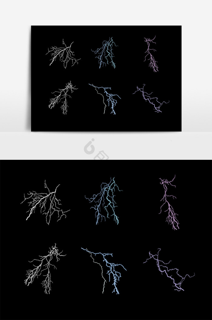闪电效果图片
