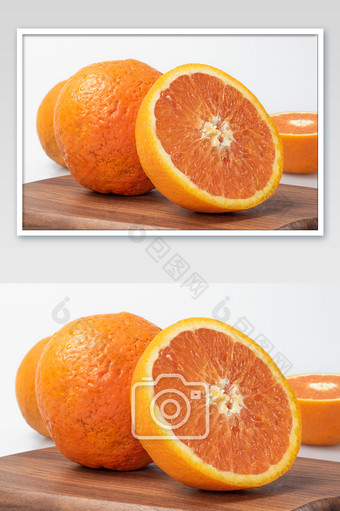 新鲜橙子果肉柳丁果肉摄影图片
