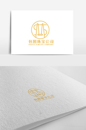 简洁珠宝饰品公司logo设计