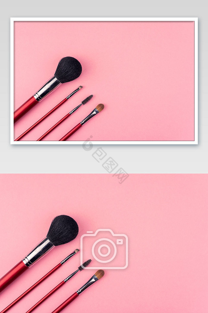 粉色时尚女性化妆品摄影图片