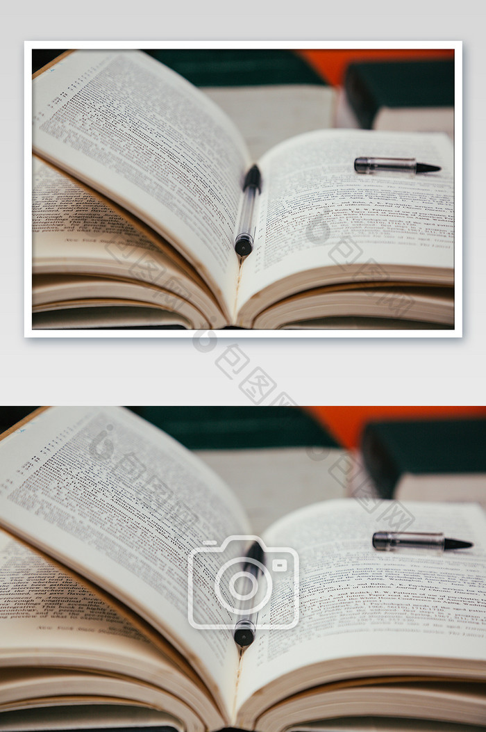 书籍图书翻开细节特写高清摄影图