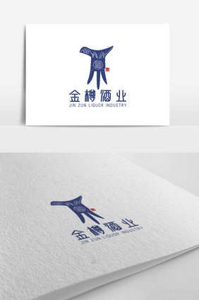 中国风酒业企业logo设计