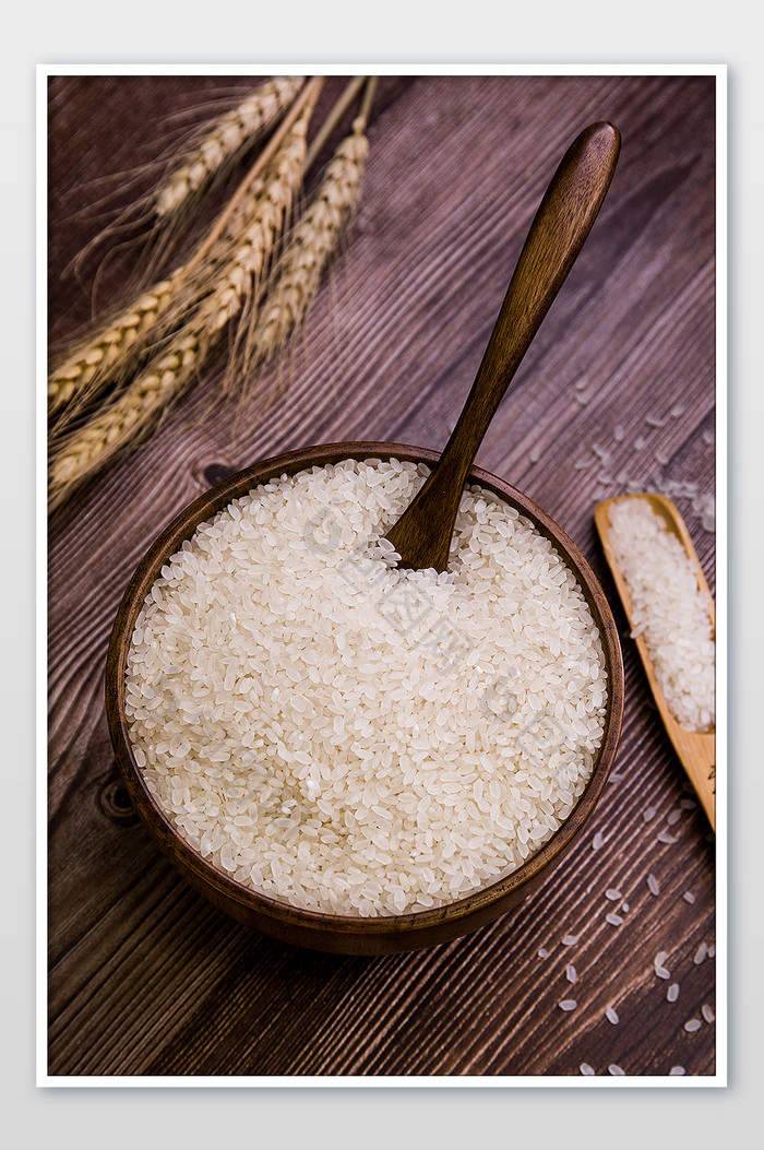 竖版大米粮食摄影图片图片
