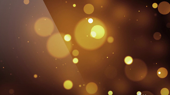 金色粒子斑点闪烁婚礼背景led视频