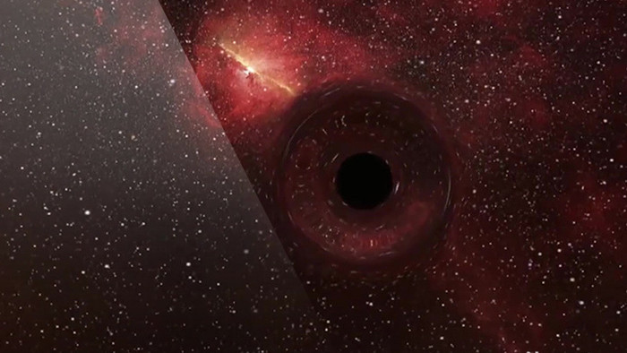 宇宙黑洞动画展示企业宣传大气背景视频素材