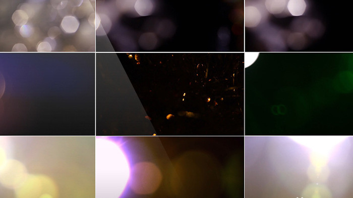 23组镜头光斑光晕转场特效视频素材