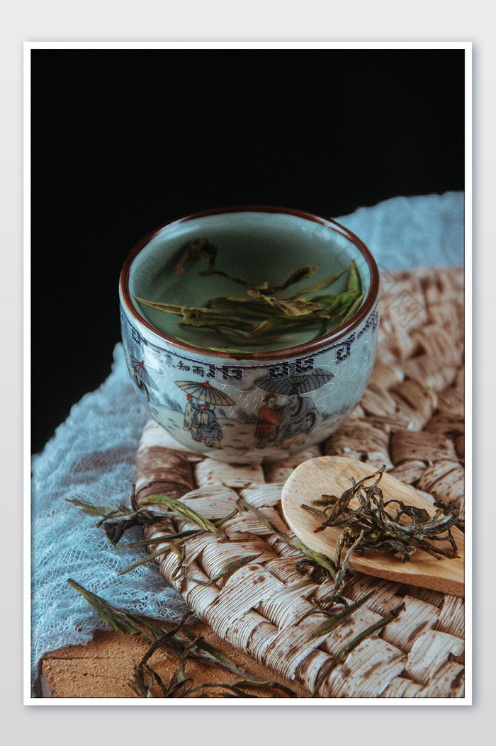 绿茶茶文化摄影图片