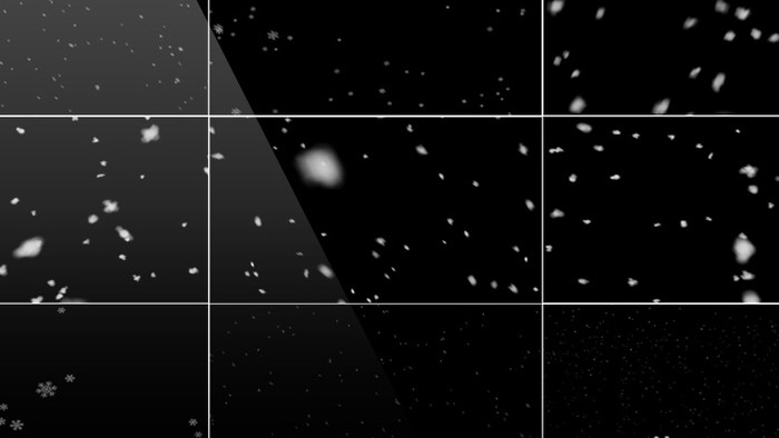 26组循环下雪特效视频素材