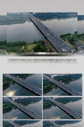 震撼的航拍同三高速桥视频图片