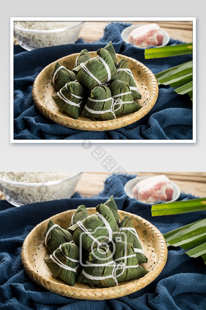 高清传统美食端午节粽子摄影图图片图片