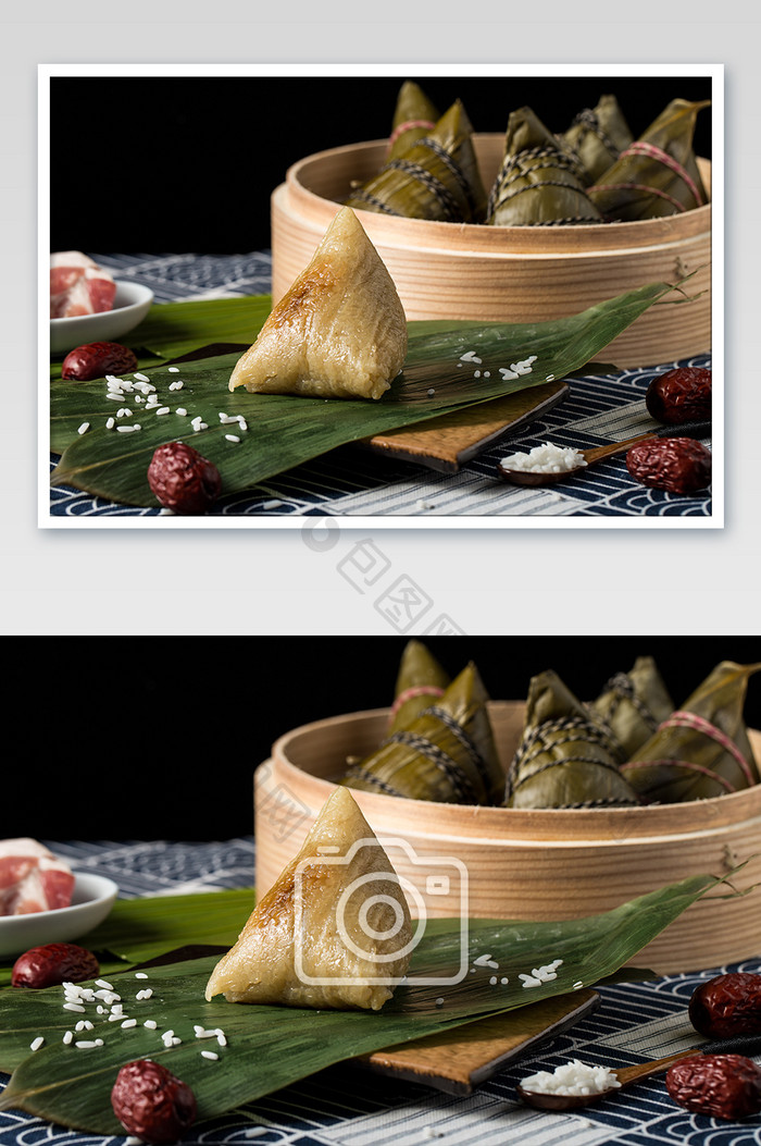 中国美食端午节粽子高清摄影图