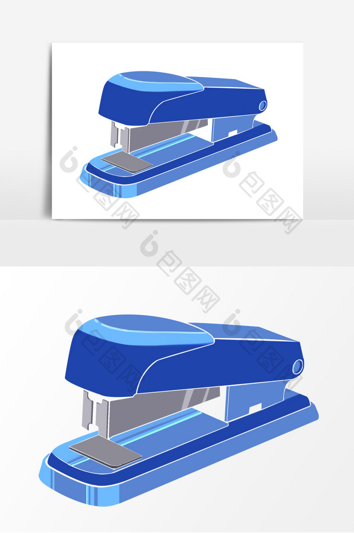 办公用具订书机形象元素