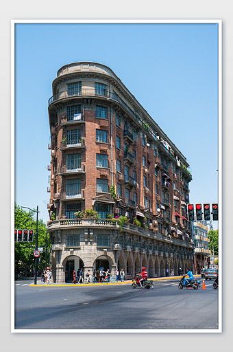 网红武康大楼城市建筑街景摄影竖图