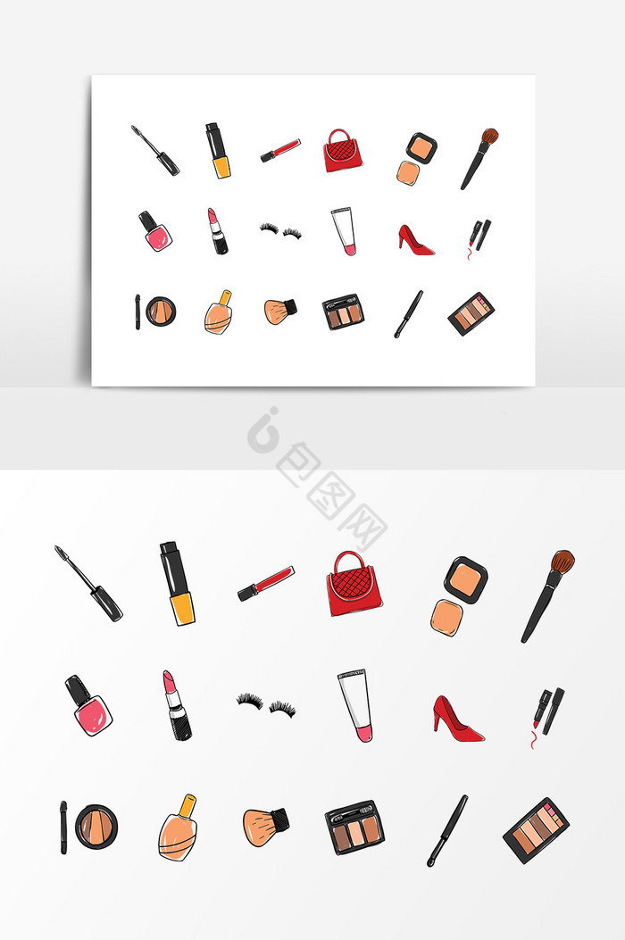 化妆品化妆工具图片